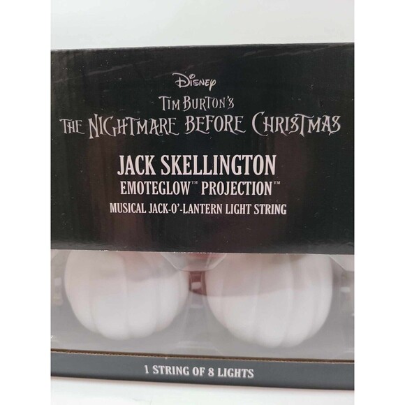 Nightmare Before Christmas Jack Skellington Halloween EMOTEGLOW Lightshow Music - Picture 3 of 4